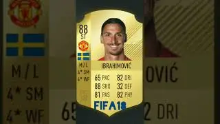 Evolution of Zlatan Ibrahimović in FIFA-17-22.💥💥
