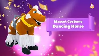 Dancing Horse Mascot Costume
