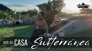 HIZO SU CASA SUBTERRANEA, CREATIVA Y ECONOMICA