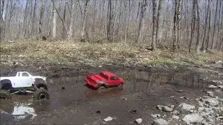 KNOTO RC - RC mud bogging with the Axial scx10 and Exceed Maxtone 10
