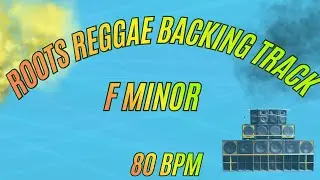 Harsh Roots Reggae Backing Track in F Minor! 80 BPM