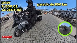 Viagem de 600 km e muita emoção com a BMW R1300 GSA Triple Black! 💥