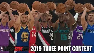 2019 NBA Three Point Contest In NBA 2K19!