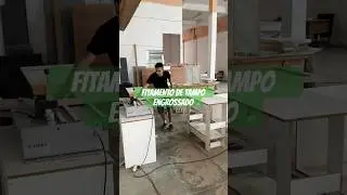 FITAMENTO DE TAMPO DE MESA ENGROSSADO NA COLADEIRA VERRY SMALL