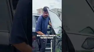 When Paparazzi captured a YouTuber #youtuber #paparazzi #shorts