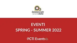 SOLO EVENTI UNICI: Spring & Summer 2022
