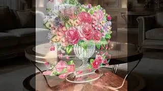 The Art of Desk Decor - Elegant and Shimmering Flower Vase!