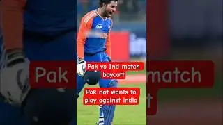 IND vs PAK world cup match boycott news #indiavspakistan #indiavspakistan #t20wc  #indvspakboycott