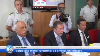 COLPO ALLA MAFIA TARANTINA: 38 ARRESTI, 68 INDAGATI