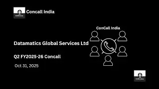 Datamatics Global Services Ltd Q2 FY2025-26 Concall