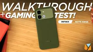 Infinix Note Edge Walkthrough + Gaming Test!
