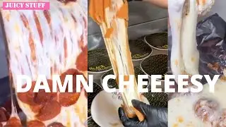 BEST CHEESE PULL Compilations - SUPER CHEEESY FOOD Compilation #1