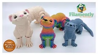 3D Printed Articulated Ferret Toy - Unboxing & Assembly