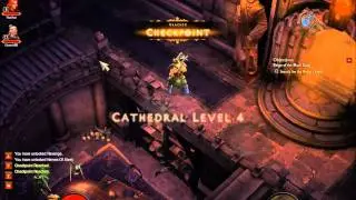 DIABLO 3 BARBARIAN PATCH 6 TWO HAND WEAPON SKELETON KING RUN