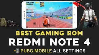 BEST GAMING ROM FOR REDMI NOTE 4 | ANDROID 10 | PUBG MOBILE GAMEPLAY & ALL SETTINGS | CORVUS 5.0 ROM