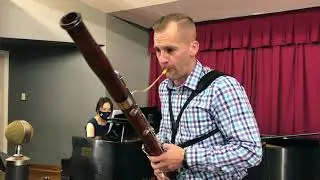 Paul Hindemith - Sonate for bassoon and piano, II. Langsam-Marsch-Pastorale (Reed Hanna, bassoon)