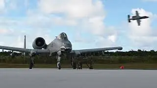 A-10 Thunderbolts & C-130 at an Austere Airfield Training, Guam.