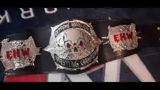 My Top Rope Belts Extreme Hardcore Wrestling Championship.