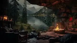 Deep Sleep Cave Rain: Relaxing Water Dripping Sounds and Thunder Echoes for Insomnia Relief