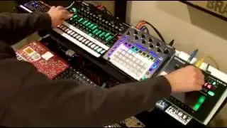 Roland TR-8, TB-3, + Novation Circuit live techno jam