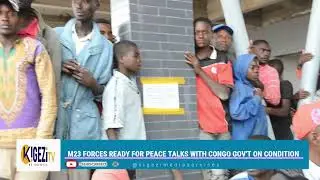Kinyarwanda-speaking Congolese citizens protest demanding a peaceful end to the war.