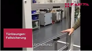 Maschinent&uuml;rl&ouml;sungen mit Fallsicherung