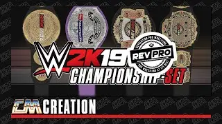 WWE 2K19 | RevPro CHAMPIONSHIP-SET | CREATION | CatchoMania