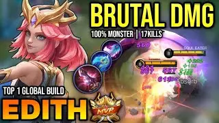 EDITH BEST BUILD 2023 | BUILD TOP 1 GLOBAL EDITH GAMEPLAY | MOBILE LEGENDS✓