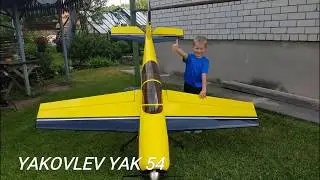 RC Yak 54. My first flight with that big bird.