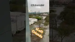 Aloft Orlando Room Tour with Rollercoaster views!