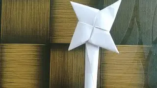 How to make a paper magic stick | Easy craft | Origami magic stick