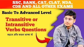 (Transitive or Intransitive verbs' questions)