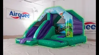 Airquee Online 15x12 A Frame Front Slide Combi Jungle Bouncy Castle E0006JU