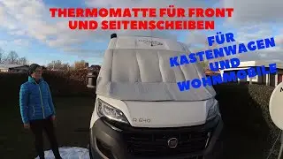 Carbest Thermomatte für Fiat Ducato Pössl Kastenwagen Wohnmobil Winterfest machen