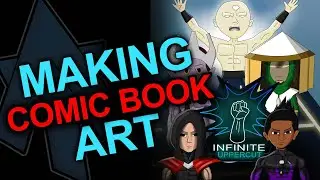 Making A Comic Book Cover For Infinite Uppercut