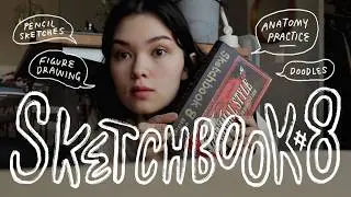 Sketchbook Tour ⑧★ anatomy drawings & lots of figures