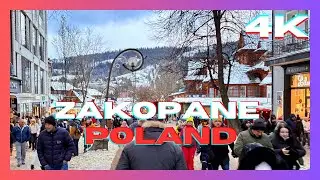 ZAKOPANE POLAND WALK 4K