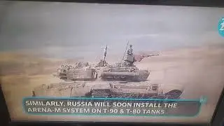 Russia will soon install the arena-m system on T-90 & T-80 tanks