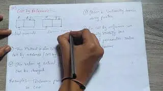 Parameter passing method. Call by value, call by reference in (ppl)PART-1 HINDI