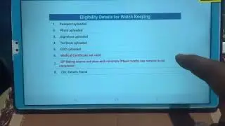 How to upload documents for Indian watchkeeping with full process