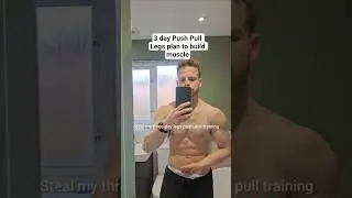 3 day Push Pull Legs plan to build muscle fast #pushpulllegs #workoutsplit #buildmuscle #workoutplan