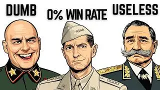 WW2 generals who had NO CLUE what they were doing