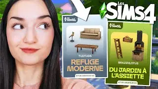 D&eacute;couverte des Kits Refuge moderne et Du jardin &agrave; l'assiette ! (ils valent le coup ?) | Sims 4