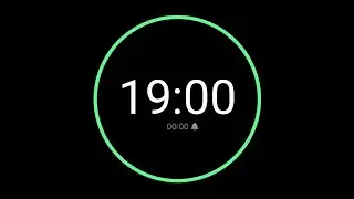 19 Minute Countdown Timer with Alarm / iPhone Timer Style