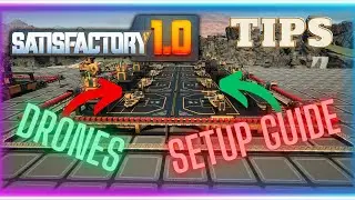 Complete Guide to DRONES Logistics and Networks | Tips and Tricks | Satisfactory 1.0