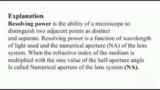 Microscope Most important MCQs 