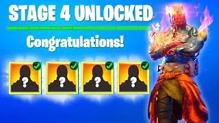 How To UNLOCK STAGE 4 Snowfall Skin (STAGE 4 KEY Locations) Fortnite Prisoner Skin | TamashaBera