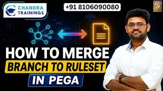 MERGE BRANCH TO RULESET in PEGA|| New PEGA batch DEC 15 2025|| Check desc|| Call +91 8106090080#pega