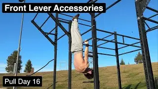 Front Lever Accessory Exercises | Pull Day 16 | Calisthenics Workout