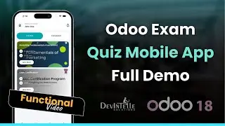 Odoo Exam & Quiz Mobile App Full Demo | Smart Assessment System for Students